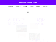 Tablet Screenshot of cooperrobertson.com